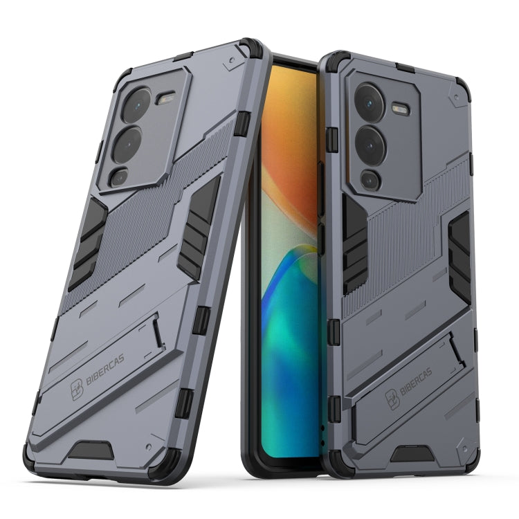 For vivo S15 Pro Punk Armor PC + TPU Phone Case with Holder