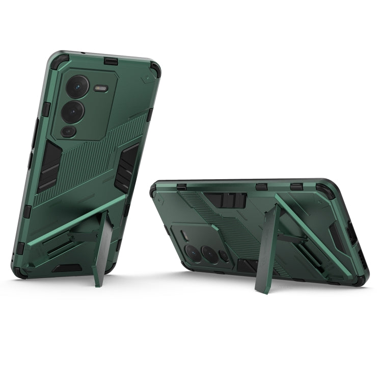 For vivo S15 Pro Punk Armor PC + TPU Phone Case with Holder