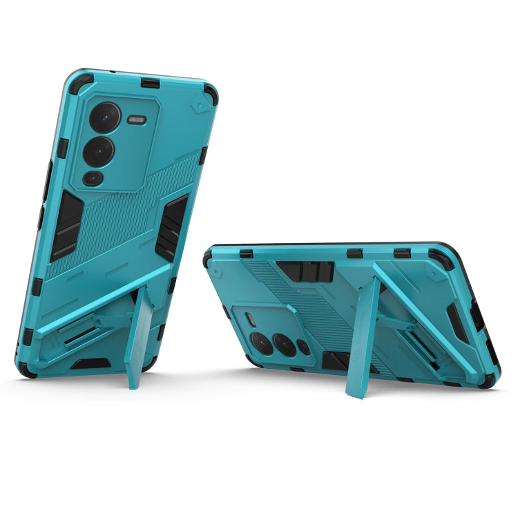 For vivo S15 Pro Punk Armor PC + TPU Phone Case with Holder