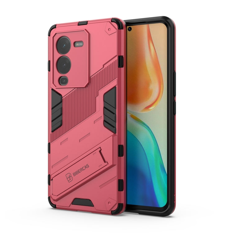 For vivo S15 Pro Punk Armor PC + TPU Phone Case with Holder