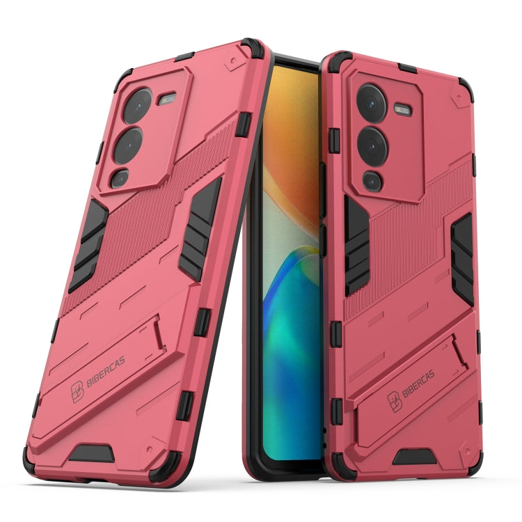 For vivo S15 Pro Punk Armor PC + TPU Phone Case with Holder