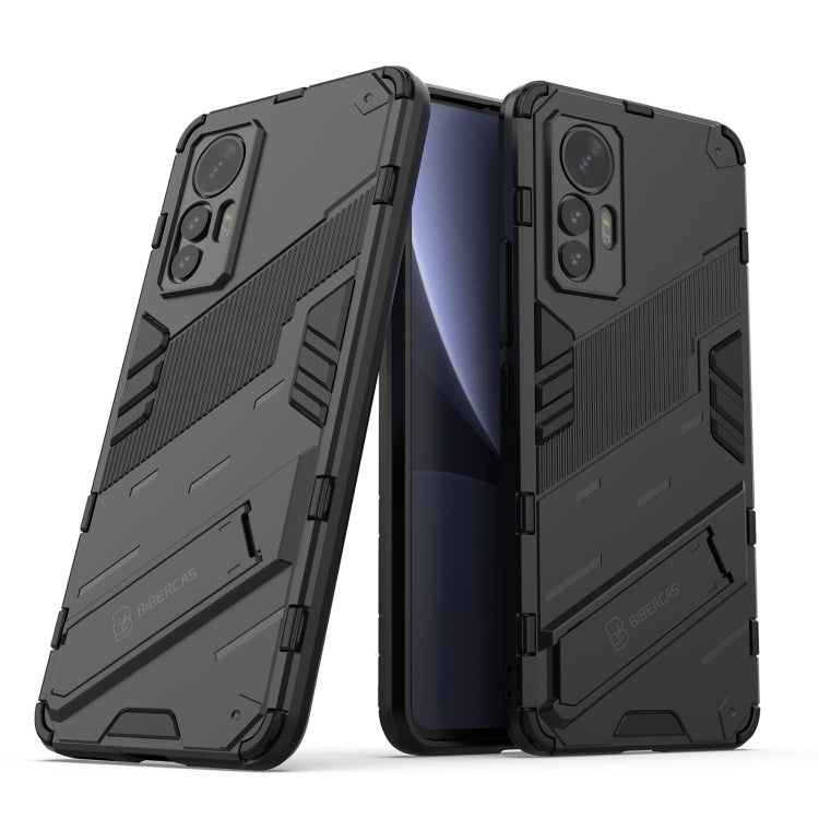 For Xiaomi 12 Lite Punk Armor PC + TPU Phone Case with Holder