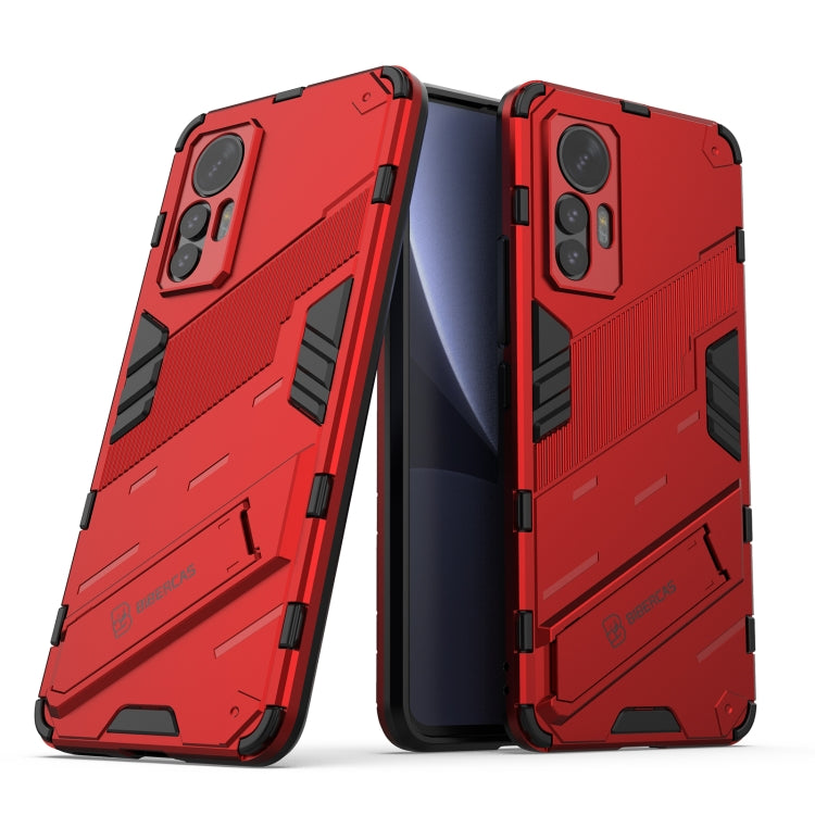 For Xiaomi 12 Lite Punk Armor PC + TPU Phone Case with Holder