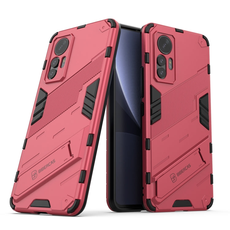 For Xiaomi 12 Lite Punk Armor PC + TPU Phone Case with Holder