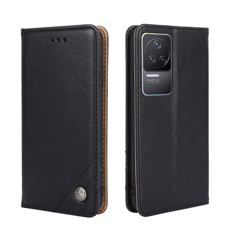 For Xiaomi Redmi K50/K50 Pro Non-Magnetic Retro Texture Leather Phone Case