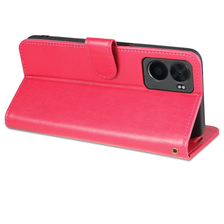 For OPPO A57 5G/Realme Q5i/Realme V23 AZNS Sheepskin Texture Flip Leather Phone Case