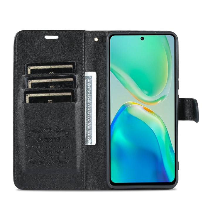 For vivo S15 AZNS Sheepskin Texture Flip Leather Phone Case