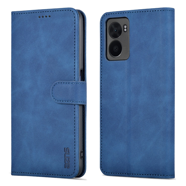 For OPPO A57 5G/Realme Q5i/Realme V23 AZNS Skin Feel Calf Texture Flip Leather Phone Case