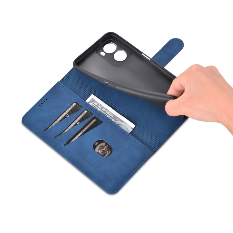 For OPPO A57 5G/Realme Q5i/Realme V23 AZNS Skin Feel Calf Texture Flip Leather Phone Case