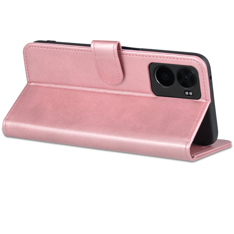 For OPPO A57 5G/Realme Q5i/Realme V23 AZNS Skin Feel Calf Texture Flip Leather Phone Case