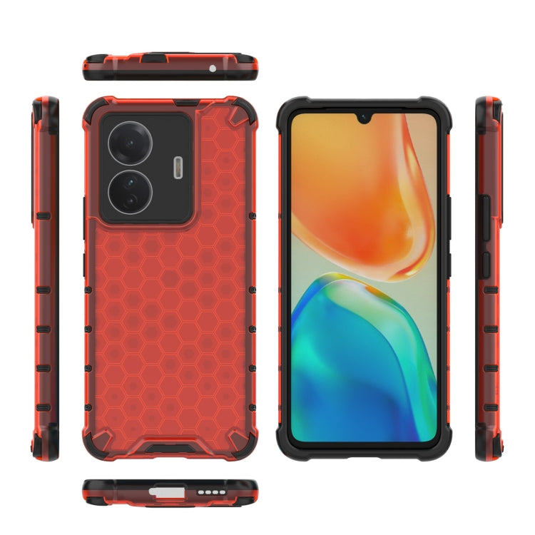 For vivo S15e Shockproof Honeycomb PC + TPU Phone Case
