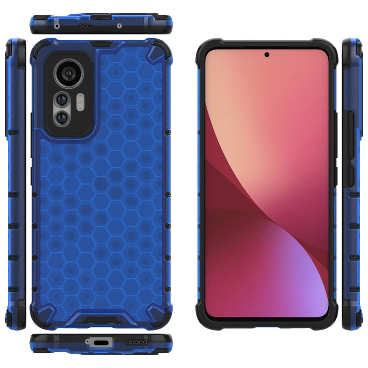 For Xiaomi 12 Lite 5G Eurasian Ver Shockproof Honeycomb PC + TPU Phone Case