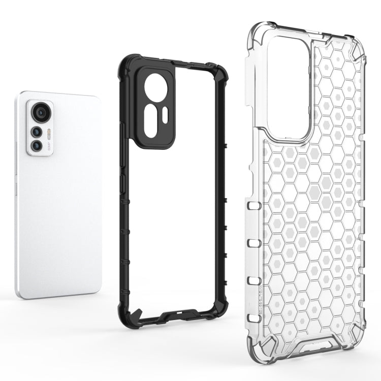 For Xiaomi 12 Lite 5G Eurasian Ver Shockproof Honeycomb PC + TPU Phone Case