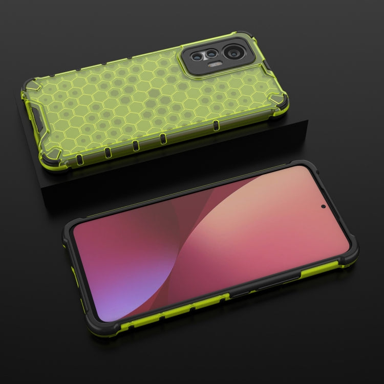 For Xiaomi 12 Lite 5G Eurasian Ver Shockproof Honeycomb PC + TPU Phone Case
