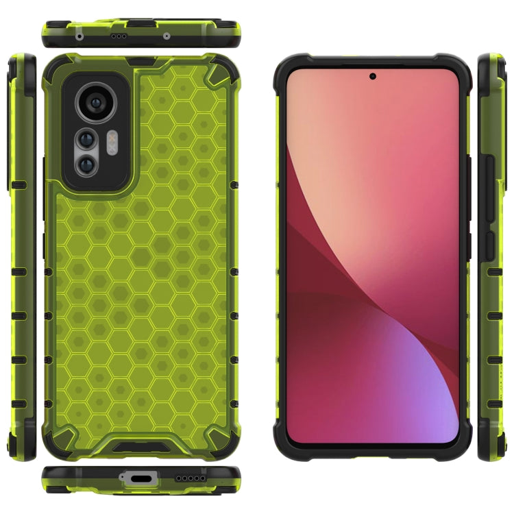 For Xiaomi 12 Lite 5G Eurasian Ver Shockproof Honeycomb PC + TPU Phone Case