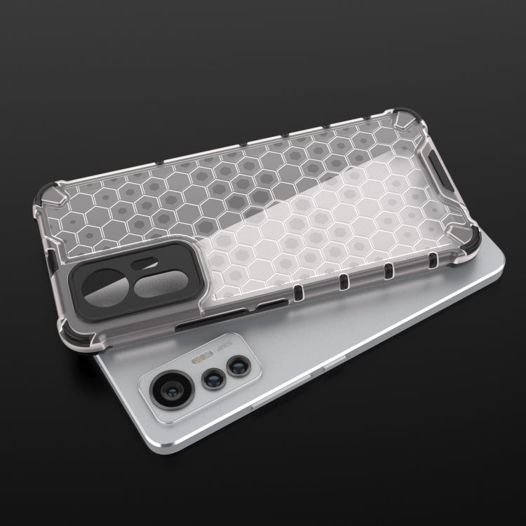 For Xiaomi 12 Lite 5G Eurasian Ver Shockproof Honeycomb PC + TPU Phone Case