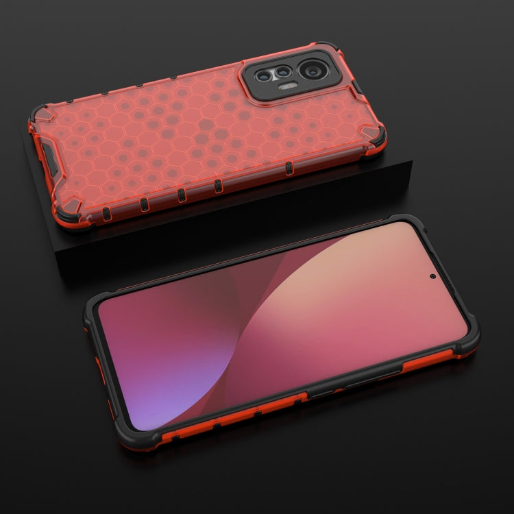 For Xiaomi 12 Lite 5G Eurasian Ver Shockproof Honeycomb PC + TPU Phone Case