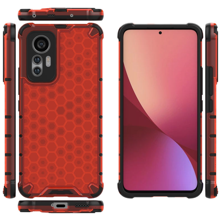 For Xiaomi 12 Lite 5G Eurasian Ver Shockproof Honeycomb PC + TPU Phone Case