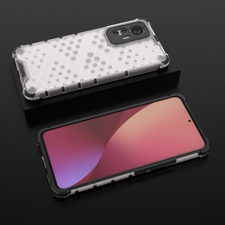 For Xiaomi 12 Lite 5G Eurasian Ver Shockproof Honeycomb PC + TPU Phone Case