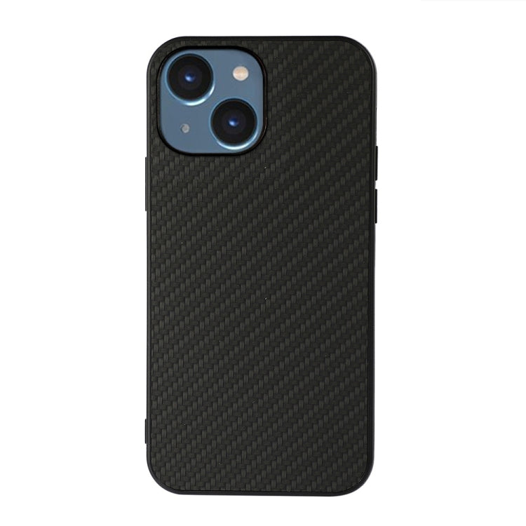 For iPhone 14 Carbon Fiber Texture Phone Case