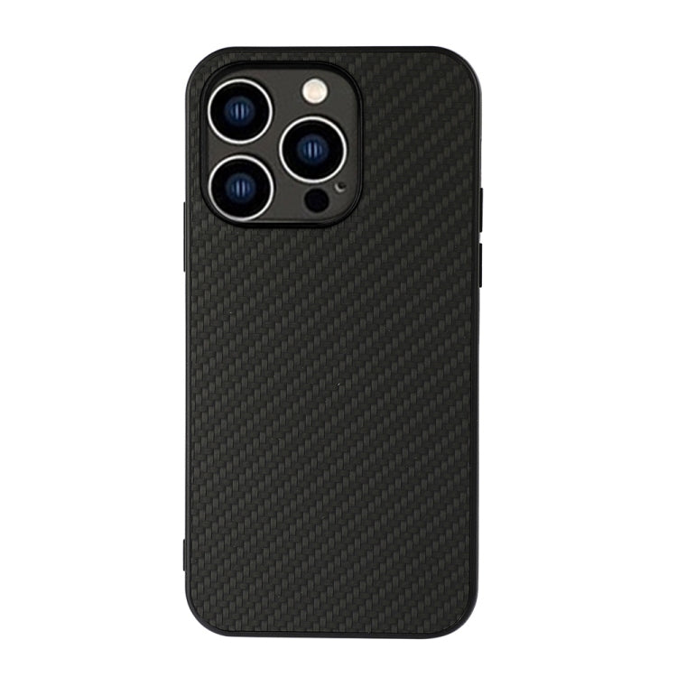 For iPhone 14 Pro Carbon Fiber Texture Phone Case
