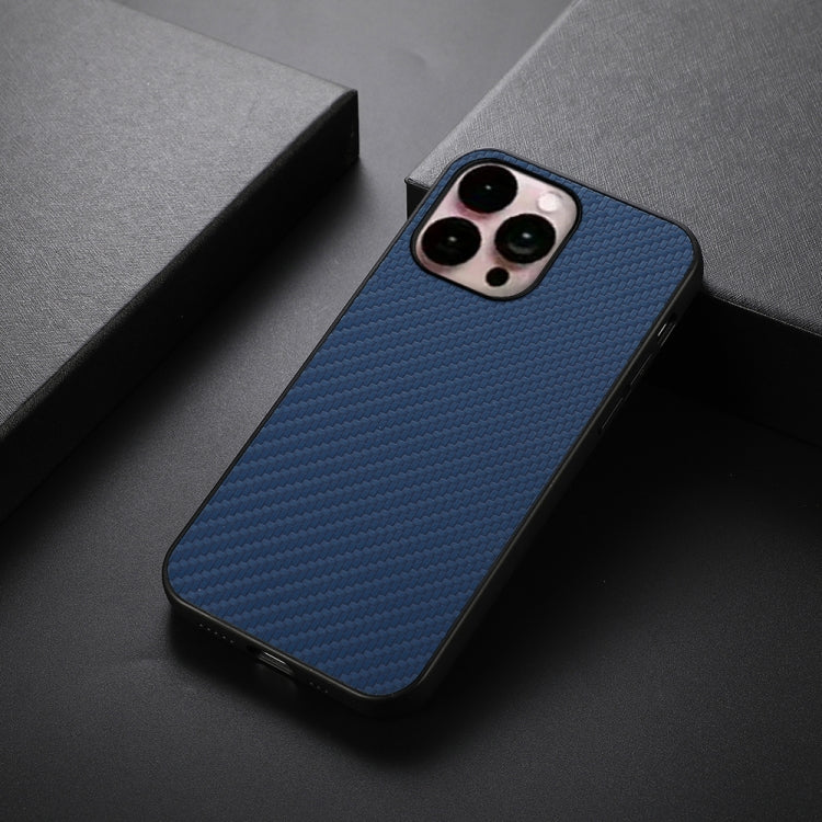 For iPhone 14 Pro Max Carbon Fiber Texture Phone Case