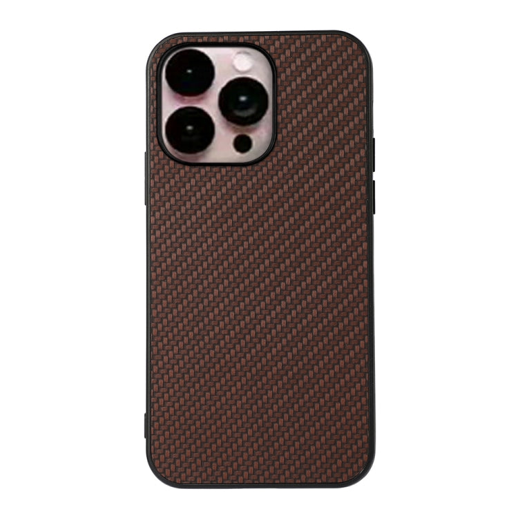 For iPhone 14 Pro Max Carbon Fiber Texture Phone Case