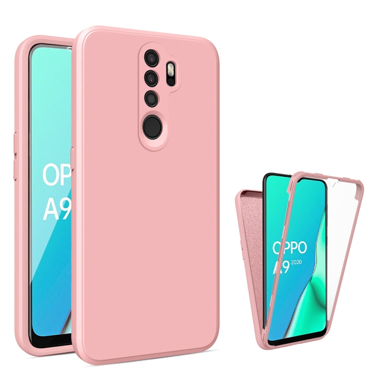 For Oppo A9 2020 Imitation Liquid Silicone 360 Full Body Phone Case