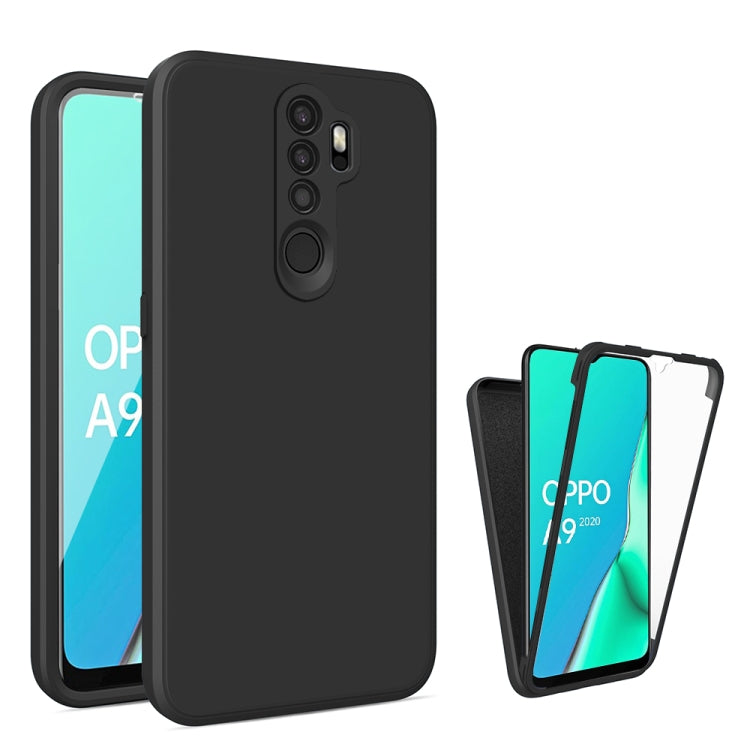For Oppo A9 2020 Imitation Liquid Silicone 360 Full Body Phone Case