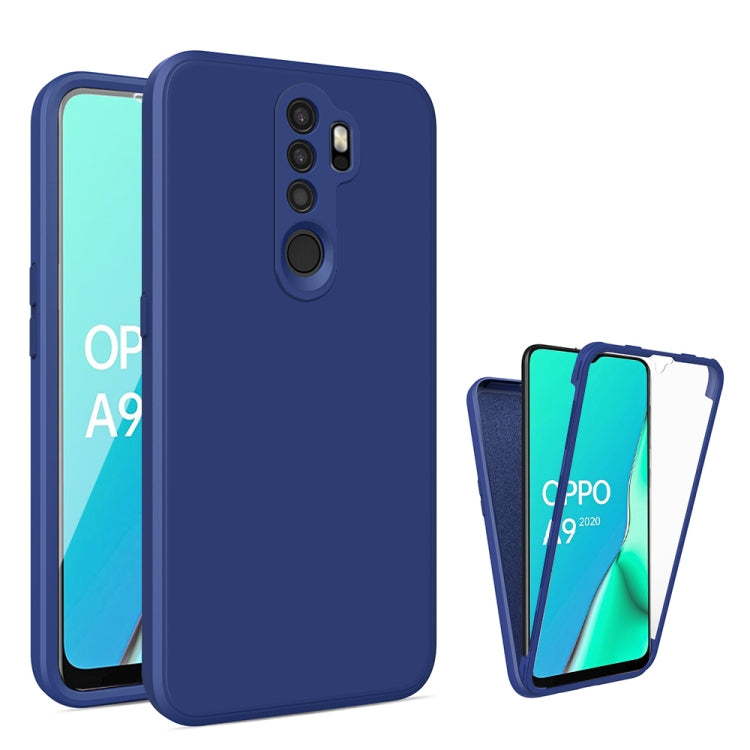 For Oppo A9 2020 Imitation Liquid Silicone 360 Full Body Phone Case