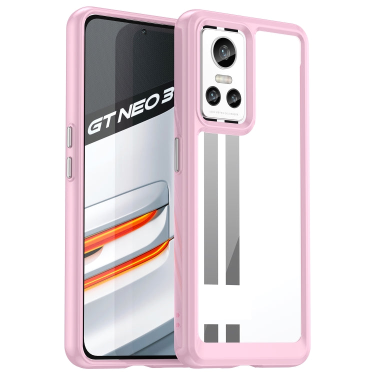 For Realme GT Neo3 Colorful Series Acrylic + TPU Phone Case