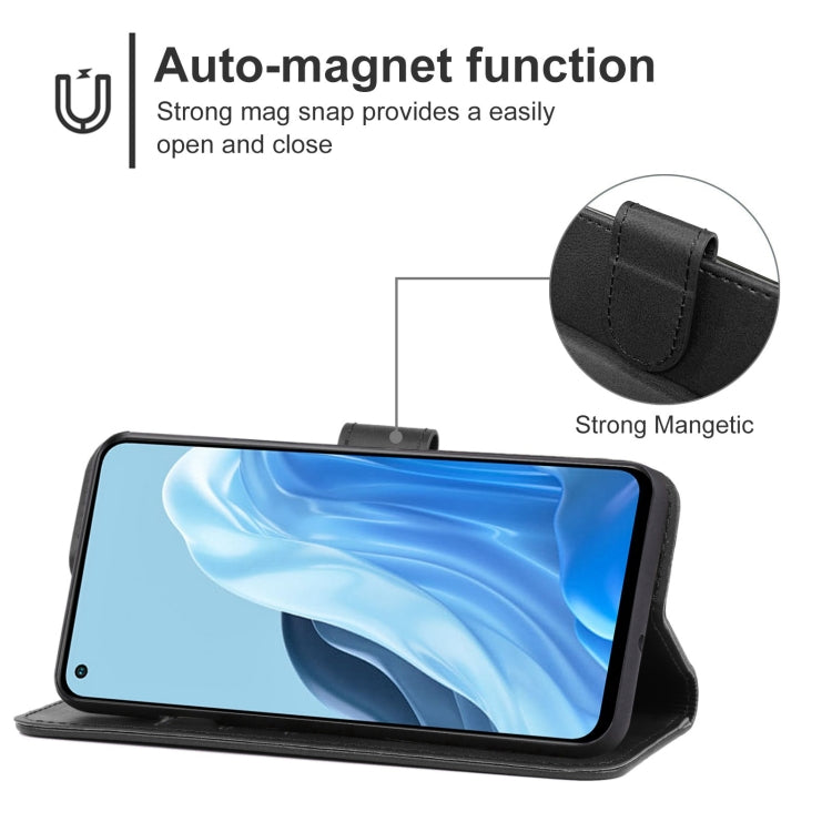 For OPPO Reno8 Lite Leather Phone Case