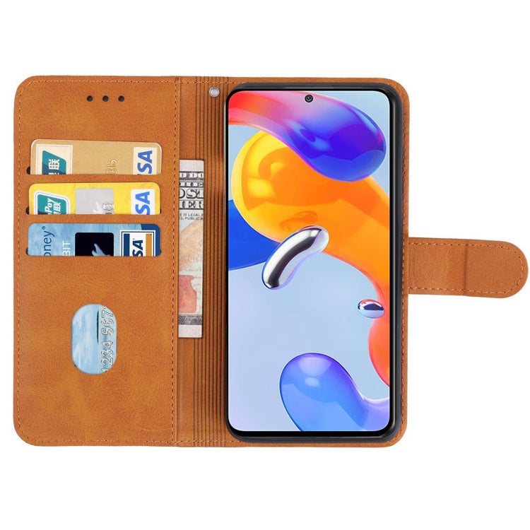 For Xiaomi Redmi Note 11 Pro 5G Leather Phone Case