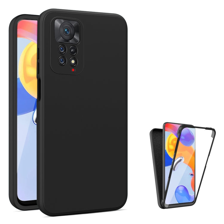 For Xiaomi Redmi Note 11 Pro Global Imitation Liquid Silicone 360 Full Body Phone Case