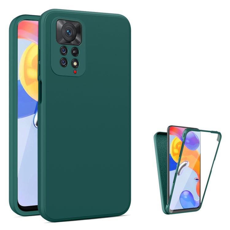 For Xiaomi Redmi Note 11 Pro Global Imitation Liquid Silicone 360 Full Body Phone Case