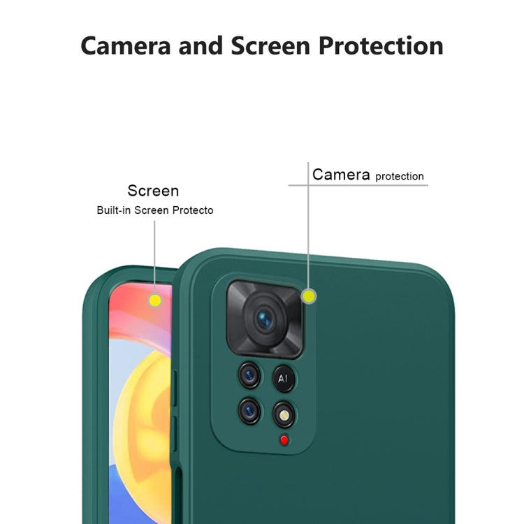 For Xiaomi Redmi Note 11 Pro Global Imitation Liquid Silicone 360 Full Body Phone Case