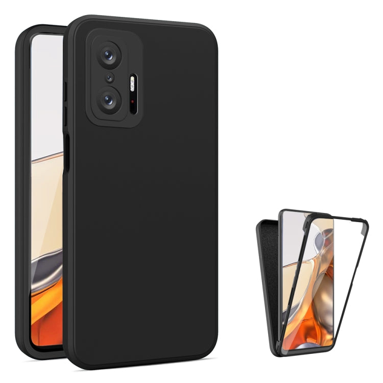 For Xiaomi 11T Pro Imitation Liquid Silicone 360 Full Body Phone Case