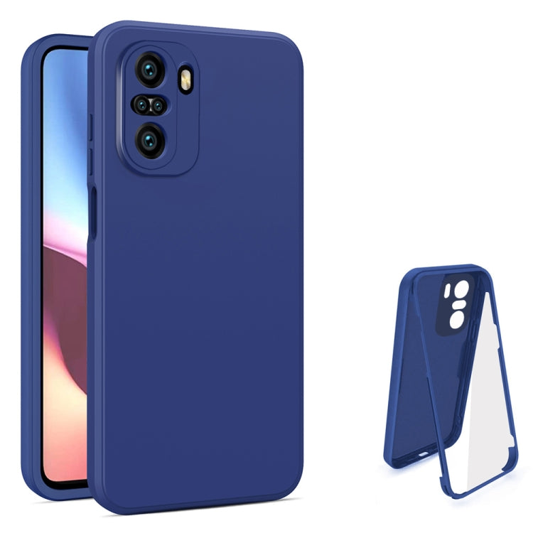 For Xiaomi Redmi K40 Imitation Liquid Silicone 360 Full Body Phone Case