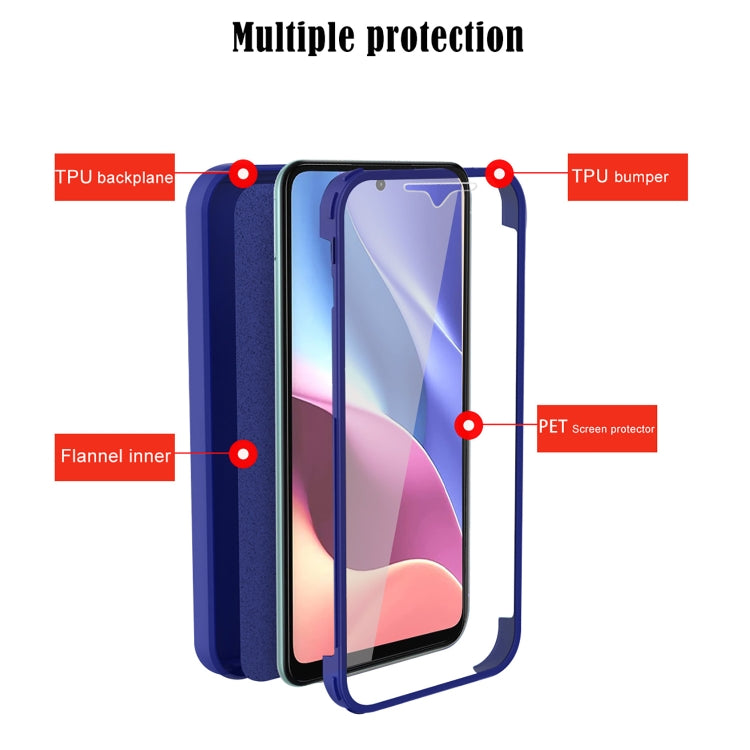 For Xiaomi Redmi K40 Imitation Liquid Silicone 360 Full Body Phone Case