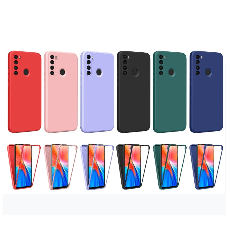 For Xiaomi Redmi Note 8 Imitation Liquid Silicone 360 Full Body Phone Case