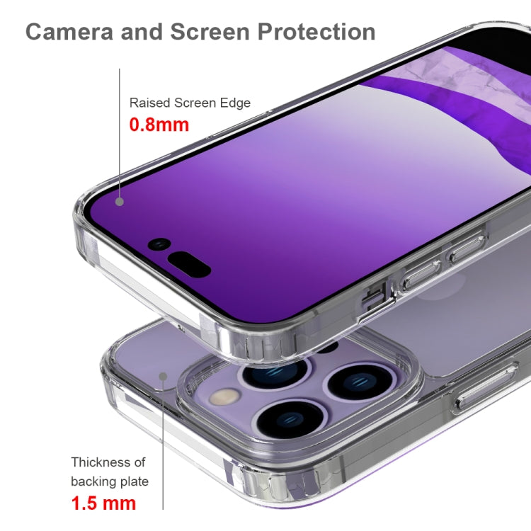 For iPhone 14 Pro Shockproof Scratchproof TPU + Acrylic Phone Case