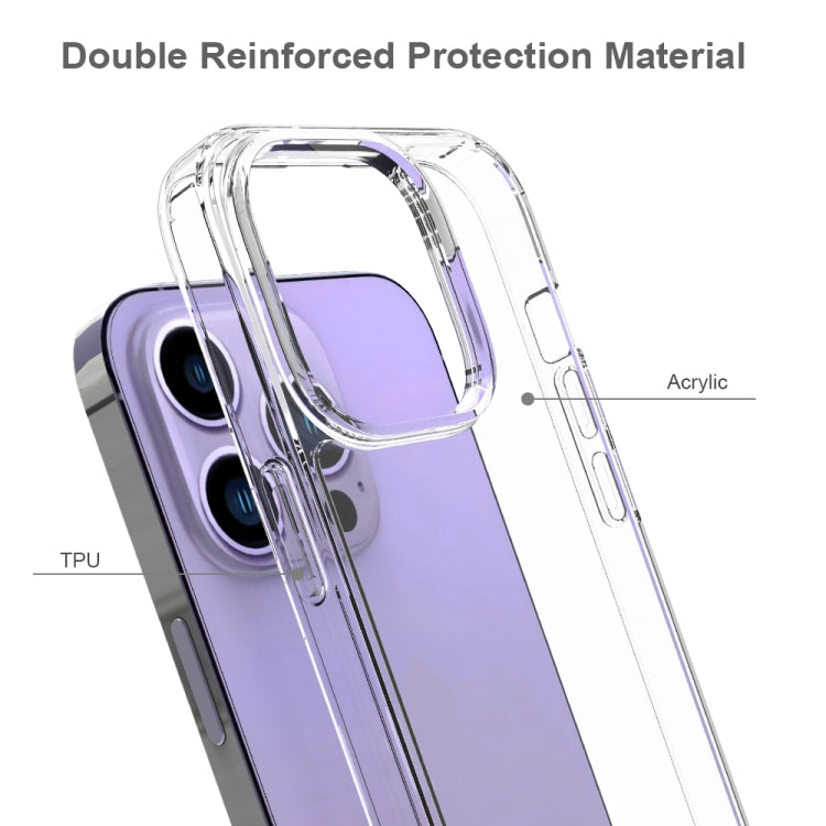 For iPhone 14 Pro Shockproof Scratchproof TPU + Acrylic Phone Case