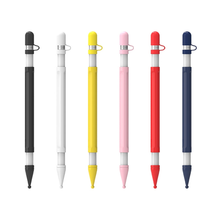 4 in 1 Stylus Silicone Protective Cover Short Set For Apple Pencil 1