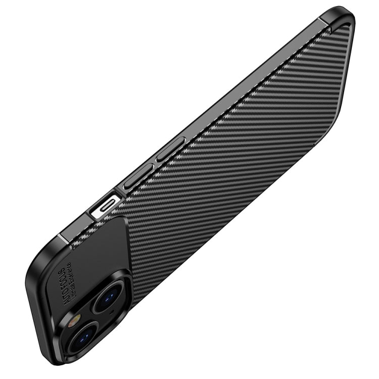 For iPhone 14 Pro Max Carbon Fiber Texture TPU Phone Case