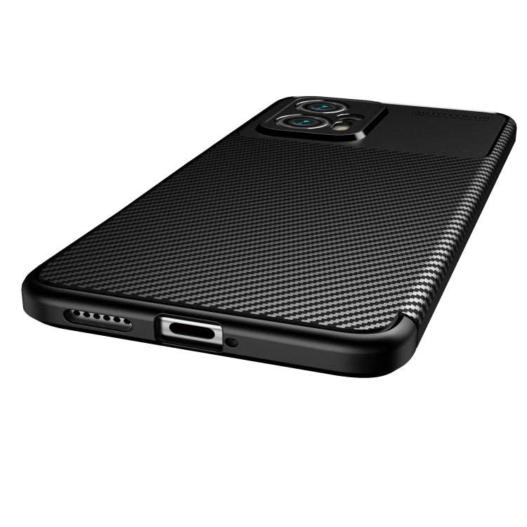 For Xiaomi Redmi Note 11T Pro Carbon Fiber Texture TPU Phone Case