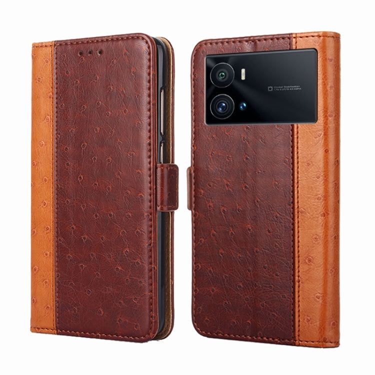 For vivo iQOO 9 Pro Ostrich Texture Horizontal Flip Leather Case