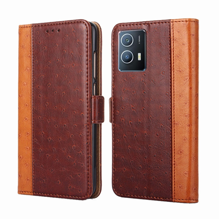For vivo iQOO U5 Ostrich Texture Horizontal Flip Leather Case