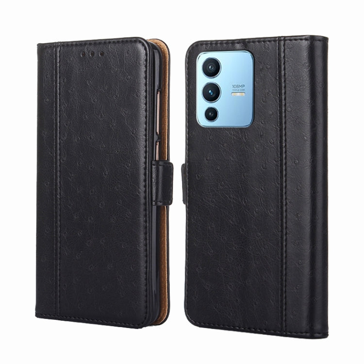 For vivo S12 Pro / V23 Pro Ostrich Texture Horizontal Flip Leather Case