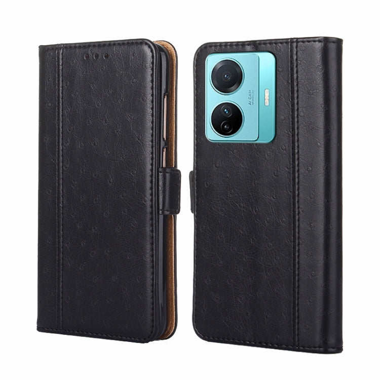 For vivo S15e / T1 Snapdragon 778G Ostrich Texture Horizontal Flip Leather Case