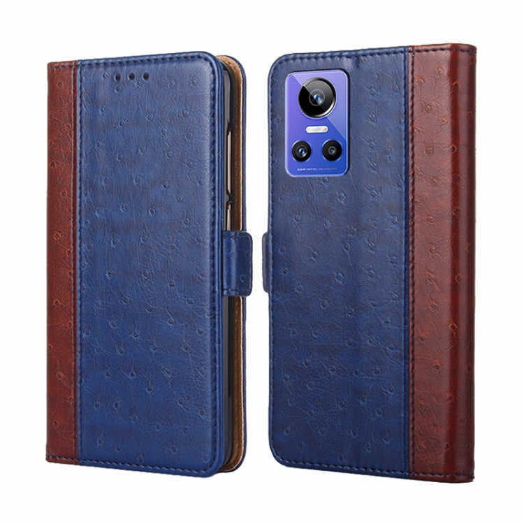 For OPPO Realme GT Neo3 Ostrich Texture Flip Leather Case